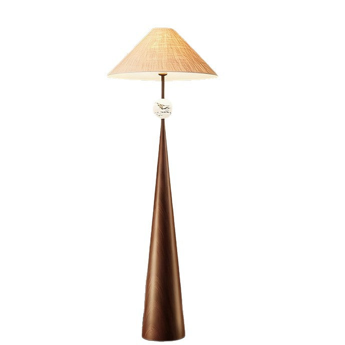 New Chinese-Style Retro Wabi-Sabi Floor Lamp Full-Spectrum Led Hotel Exhibition Hall Living Room Homestay Bedroom Floor Lamp