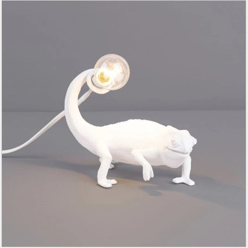 Modern Animal Resin Lizard Table Lamps