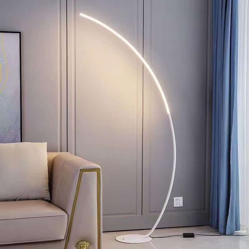 Floor Lamp Living Room Corner Vertical Table Lamp Simple Designer Art Lamp Creative Sofa Bedroom Bedside Fishing Lamp