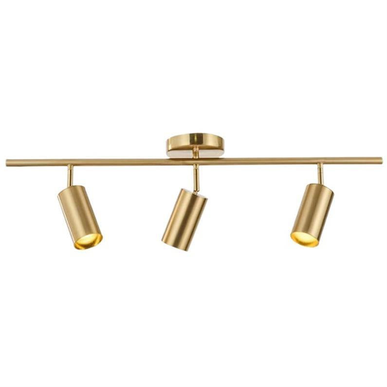 Cross-Border Bar Restaurant Cloakroom Spotlight Modern Simple Background Wall Golden Multi-Head Wall Lamp Chandelier