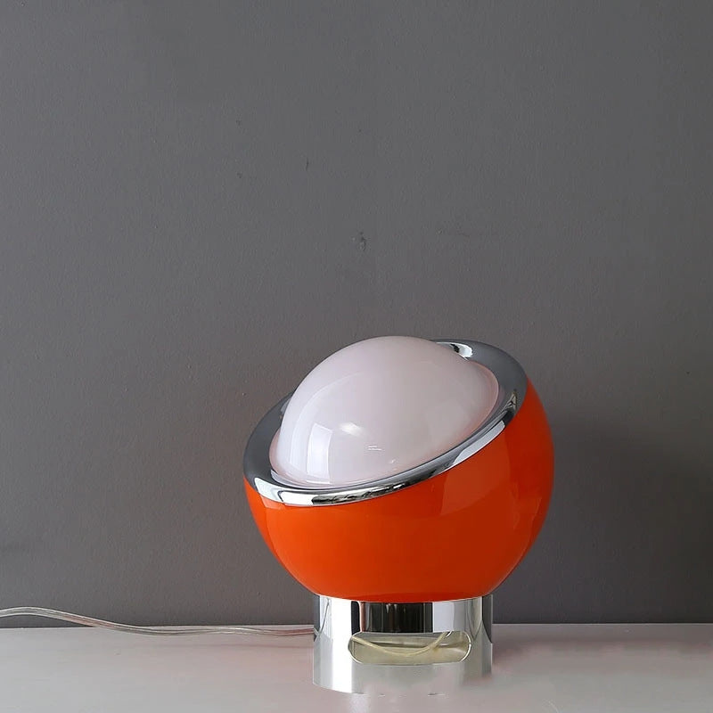 Cross-border Explosions Creative Bauhaus Style Bedroom Bedside Atmosphere Stainless Steel Table Lamp Light Luxury Gift Ornaments