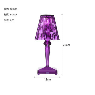 Rechargeable Table Lamp Projection Lamp Crystal Atmosphere Light Pat Light Night Light Led Ornaments Bedroom Light Ins