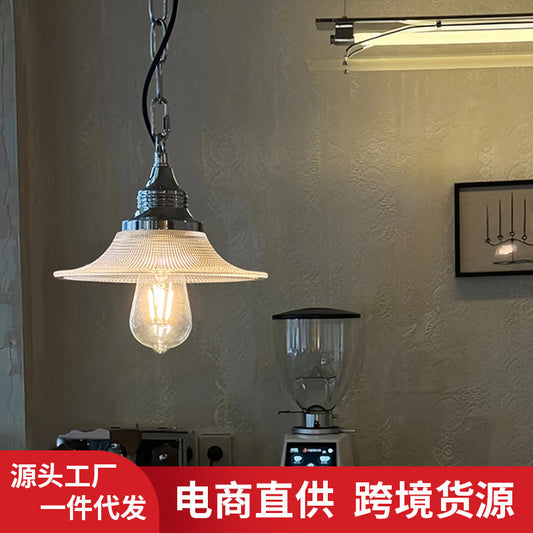American Industrial Style Cafe Bar Table Lamp Retro Personalized Restaurant Study Tea Room Bauhaus Glass Medieval Chandelier