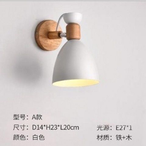 American Country Retro Cafe Industrial Style Aisle Decorative Lamps Restaurant Bar Creative Wood Art Solid Wood Wall Lamp
