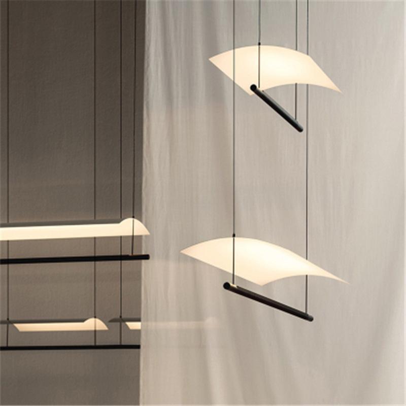 Designer Restaurant Chandelier Japanese Style Silent Style Tea Room Lamp Creative Personality Art Bar Exhibition Hall Decorative Style Lamp