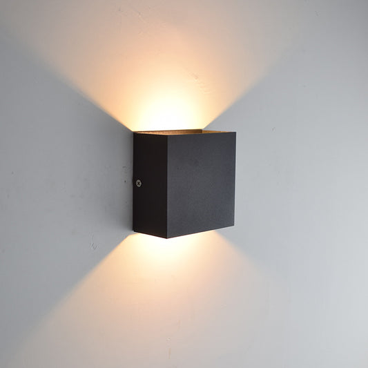 Aluminum Cube Wall Mounted Light Wall Lamp