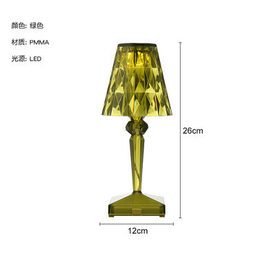 Rechargeable Table Lamp Projection Lamp Crystal Atmosphere Light Pat Light Night Light Led Ornaments Bedroom Light Ins