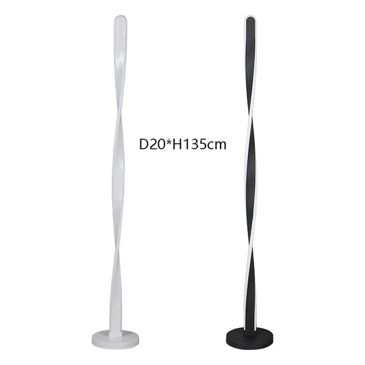 Modern Spiral Long Line Dimmable Floor Lamp