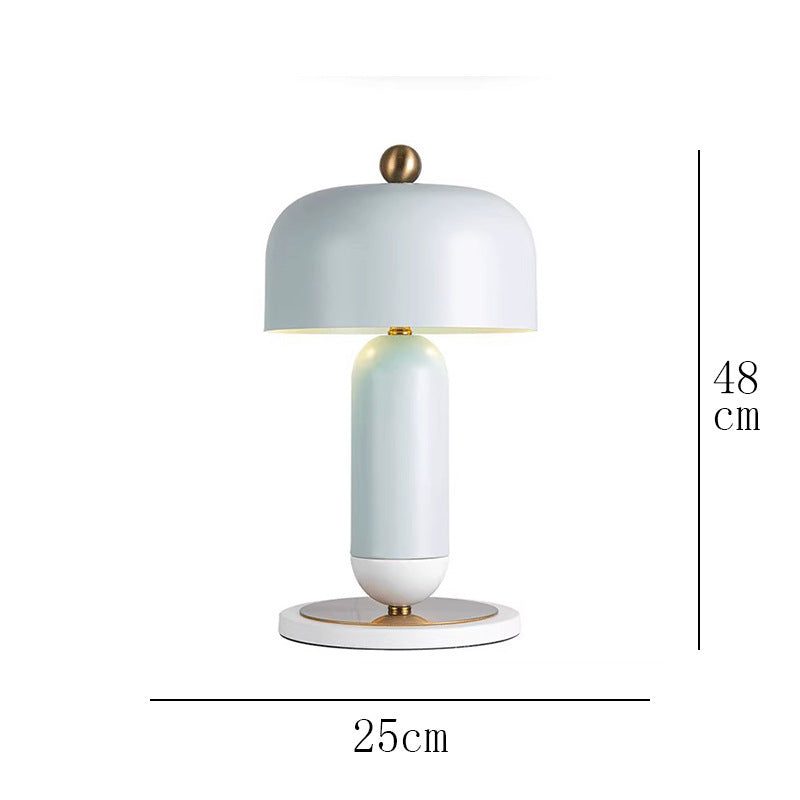 Nordic Simple Post-modern Light Luxury Table Lamp Designer Bedroom Bedside Lamp Advanced Sense Living Room Decorative Glass Creative