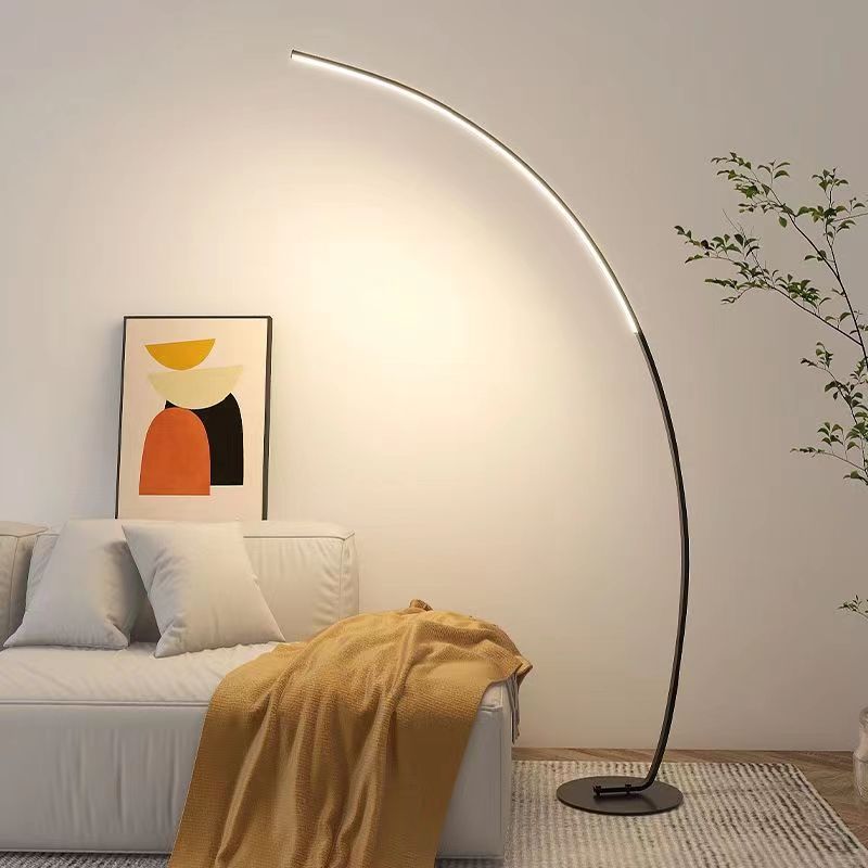 Floor Lamp Living Room Corner Vertical Table Lamp Simple Designer Art Lamp Creative Sofa Bedroom Bedside Fishing Lamp