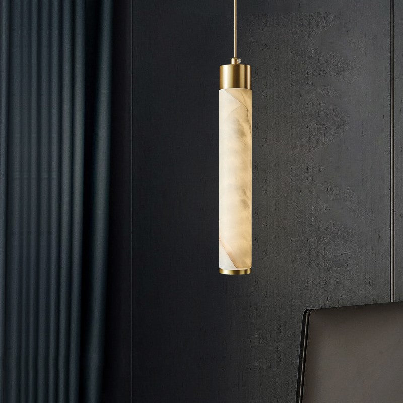 Cross-Border Supply of All-Copper Marble Chandeliers, Creative Living Room Bar, Restaurant Lamps, New Chinese Style Bedroom Bedside Small Chandeliers