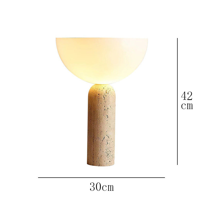 Nordic Simple Post-modern Light Luxury Table Lamp Designer Bedroom Bedside Lamp Advanced Sense Living Room Decorative Glass Creative