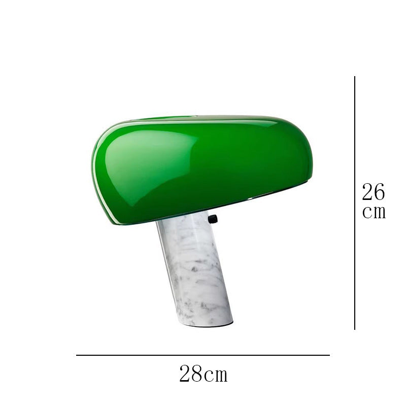 Nordic Simple Post-modern Light Luxury Table Lamp Designer Bedroom Bedside Lamp Advanced Sense Living Room Decorative Glass Creative