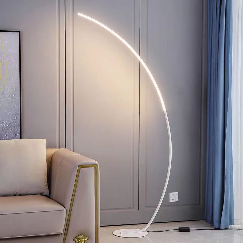 Floor Lamp Living Room Corner Vertical Table Lamp Simple Designer Art Lamp Creative Sofa Bedroom Bedside Fishing Lamp