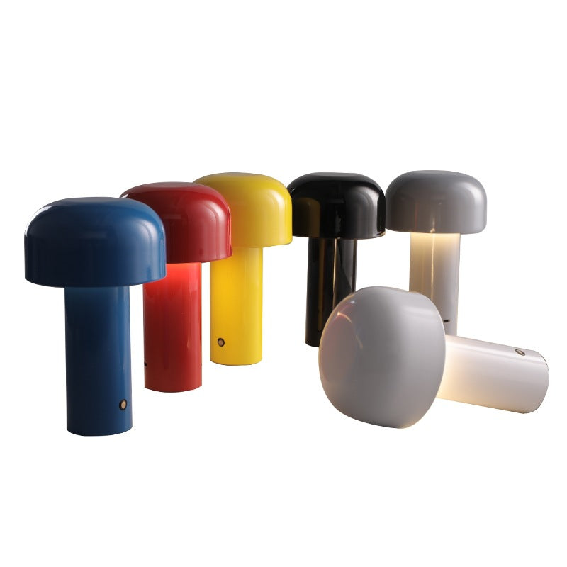 Mushroom lamp portable wireless rechargeable table lamp USB lamp