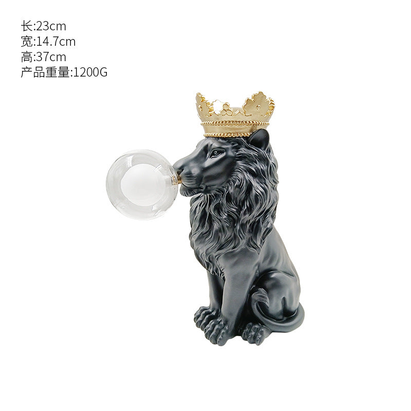 Blowing Bubble Gum Girl Lamp[Green-Bow Girl Peace-Table Lamp]