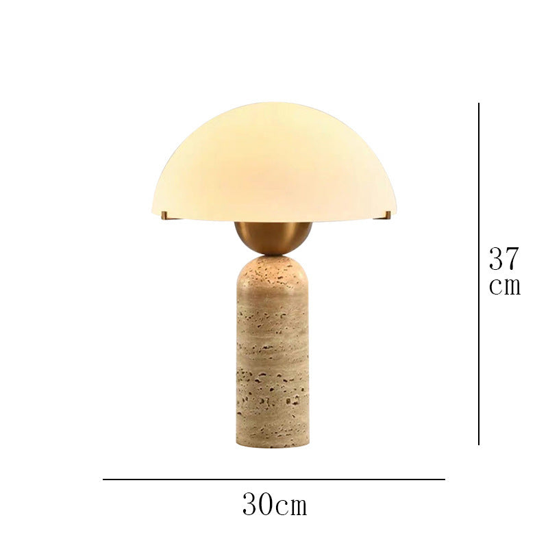 Nordic Simple Post-modern Light Luxury Table Lamp Designer Bedroom Bedside Lamp Advanced Sense Living Room Decorative Glass Creative