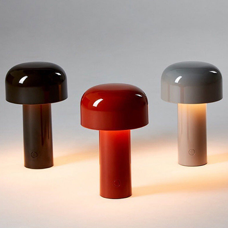 Mushroom lamp portable wireless rechargeable table lamp USB lamp