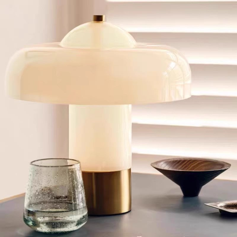 Solenne Frosted Glass Table Lamp