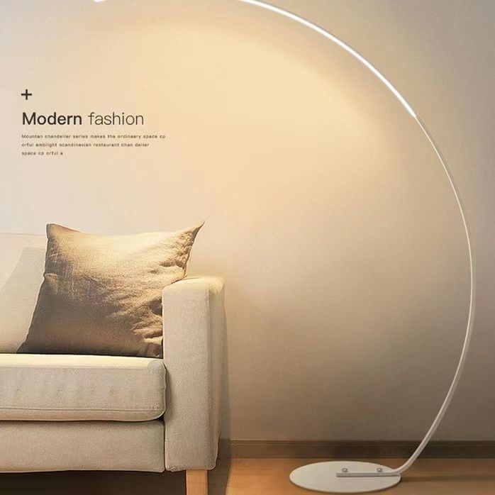 Floor Lamp Living Room Corner Vertical Table Lamp Simple Designer Art Lamp Creative Sofa Bedroom Bedside Fishing Lamp