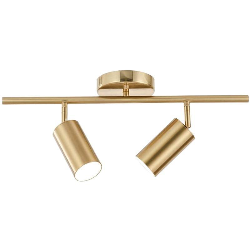Cross-Border Bar Restaurant Cloakroom Spotlight Modern Simple Background Wall Golden Multi-Head Wall Lamp Chandelier