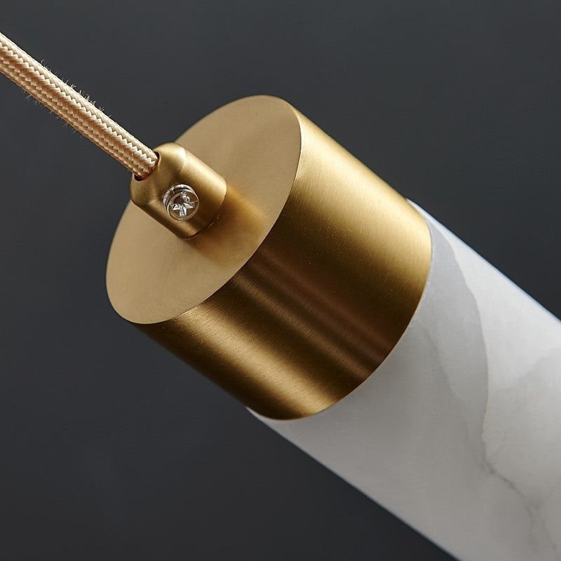 Cross-Border Supply of All-Copper Marble Chandeliers, Creative Living Room Bar, Restaurant Lamps, New Chinese Style Bedroom Bedside Small Chandeliers