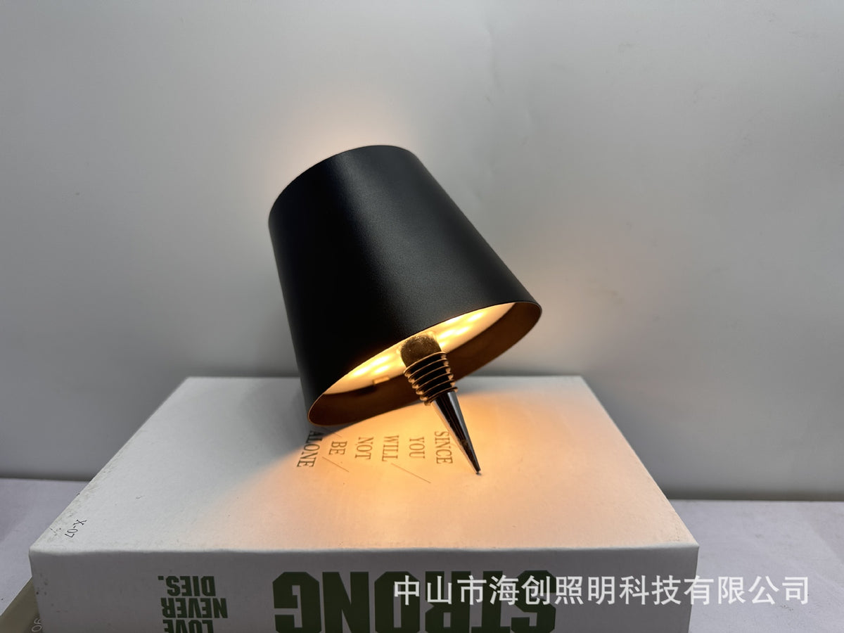 Led Wine Bottle Rechargeable Table Lamp Rgb Bar Embedded Atmosphere Light Restaurant Creative Night Light Wine Head Light Wine Bottle Stopper Light