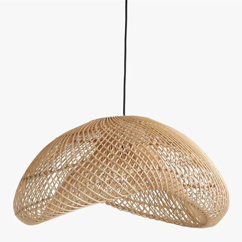 Woven Bamboo Pendant Light