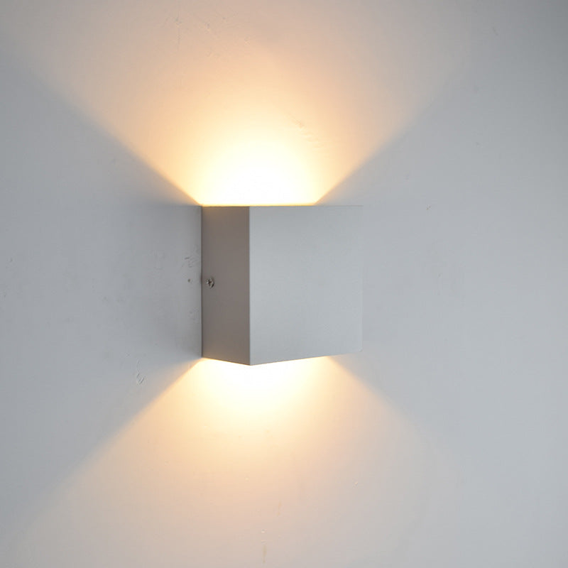 Aluminum Cube Wall Mounted Light Wall Lamp