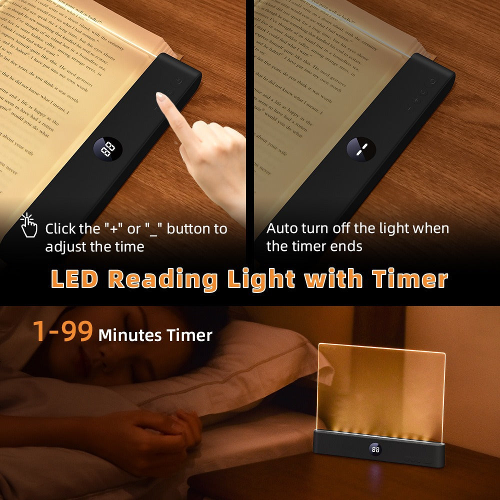new transparent reading lamp stepless dimming desktop nightlight student dormitory can be regularly read nightlight