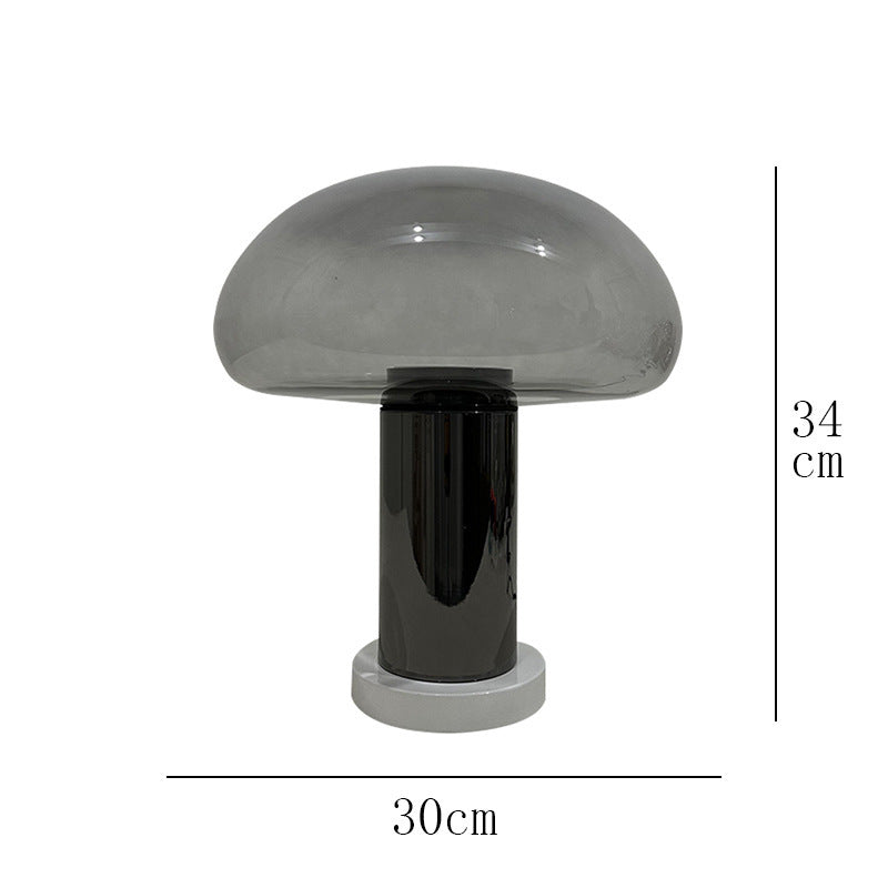 Nordic Simple Post-modern Light Luxury Table Lamp Designer Bedroom Bedside Lamp Advanced Sense Living Room Decorative Glass Creative