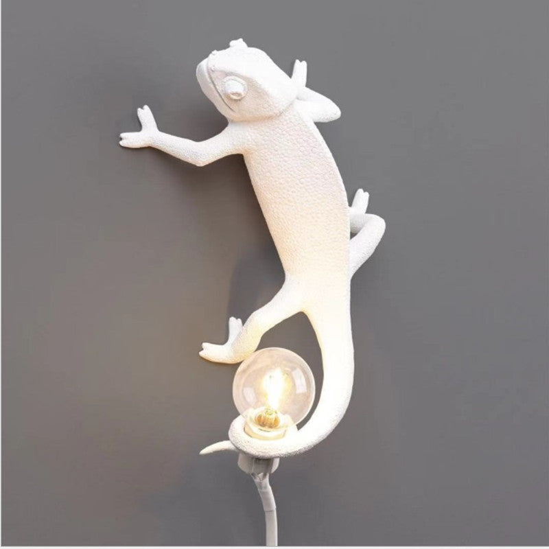 Modern Animal Resin Lizard Table Lamps