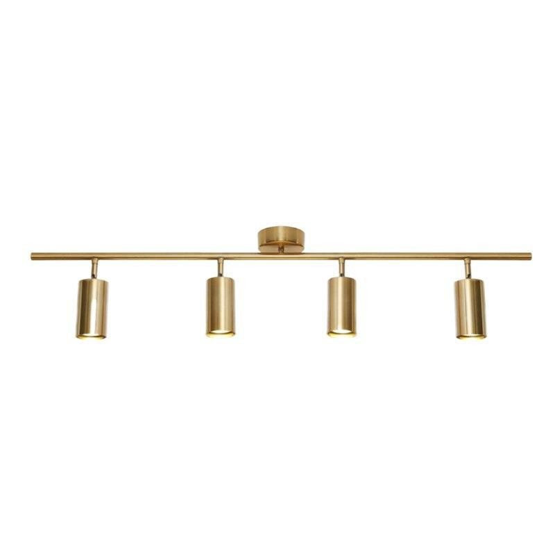 Cross-Border Bar Restaurant Cloakroom Spotlight Modern Simple Background Wall Golden Multi-Head Wall Lamp Chandelier