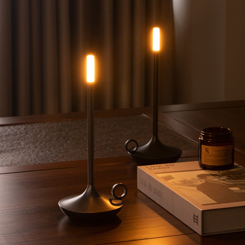 European-style luxury light luxury simple led rechargeable table lamp bedroom bedside touch atmosphere table lamp usb outdoor camping lamp