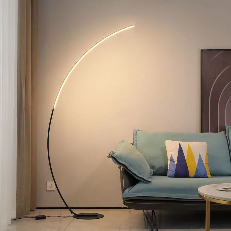 Floor Lamp Living Room Corner Vertical Table Lamp Simple Designer Art Lamp Creative Sofa Bedroom Bedside Fishing Lamp