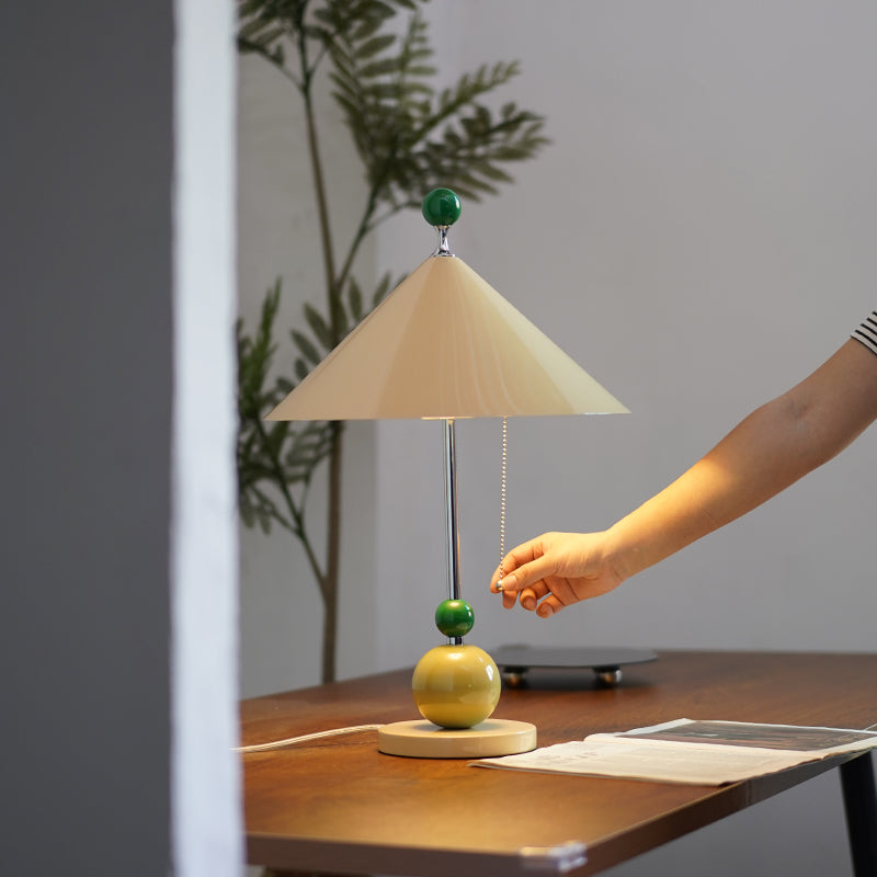 Creative and Fashionable Children's Room Table Lamp Italian Personality Memphis Umbrella Dopamine Color Bedroom Bedside Table Lamp