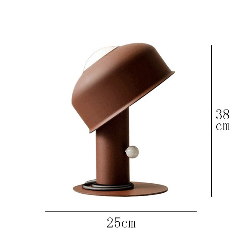 Nordic Simple Post-modern Light Luxury Table Lamp Designer Bedroom Bedside Lamp Advanced Sense Living Room Decorative Glass Creative