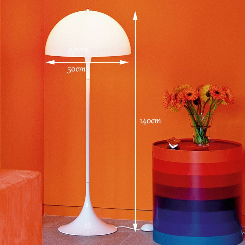 Panthella Mushroom Floor Lamp with Remote Control Dimmable E27 LED Bulb 3 Colors 85-265V AU CN EU UK US Plug Globally Applicable