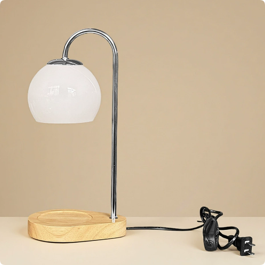 Nordic Candle Warmer Lamp - Elegant Wax Warmer for Cozy Ambience and Fragrance
