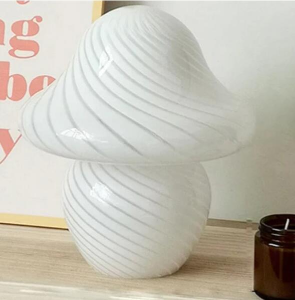 Coco Swirl Glass Table Lamp