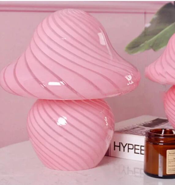 Coco Swirl Glass Table Lamp