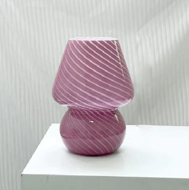 Coco Swirl Glass Table Lamp