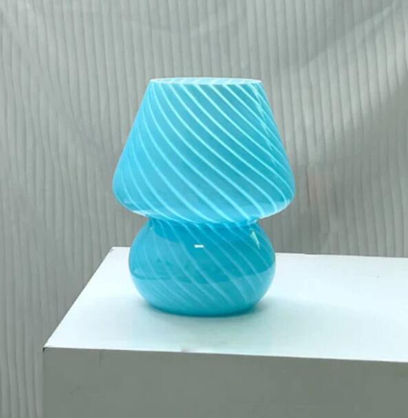 Coco Swirl Glass Table Lamp
