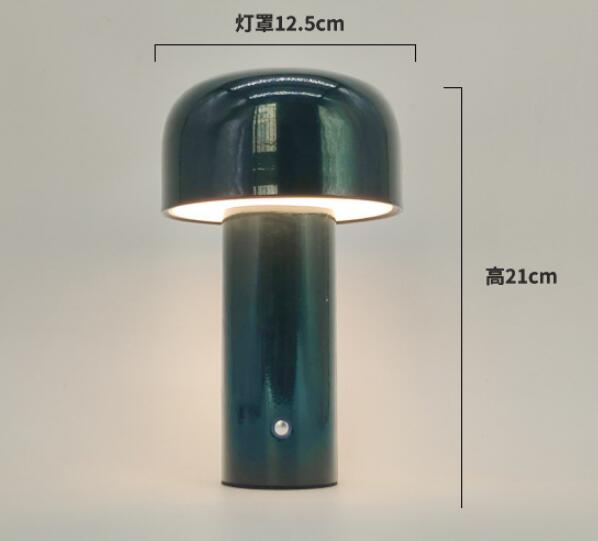 Mushroom lamp portable wireless rechargeable table lamp USB lamp