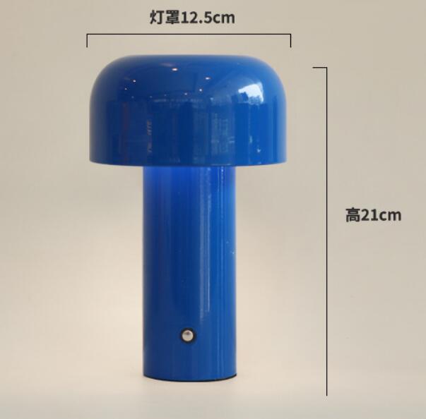 Mushroom lamp portable wireless rechargeable table lamp USB lamp