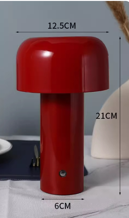 Italian Mushroom Cordless Table Lamp