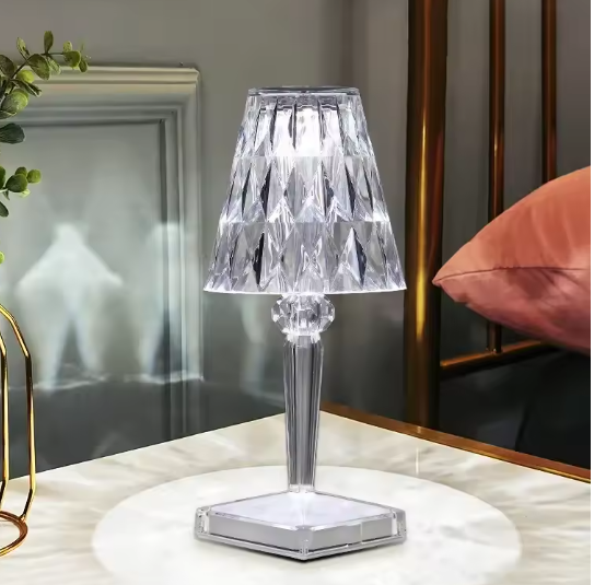 Rechargeable Table Lamp Projection Lamp Crystal Atmosphere Light Pat Light Night Light Led Ornaments Bedroom Light Ins