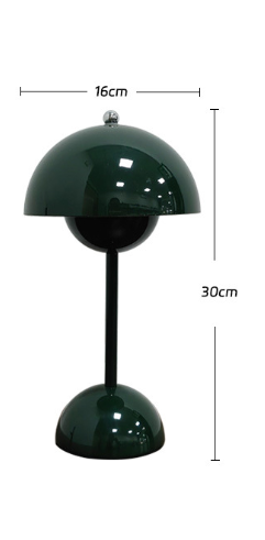 Danish bud lamp Nordic simple designer mushroom lamp rechargeable wedding room decoration bedroom