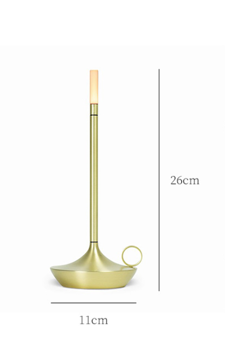 European-style luxury light luxury simple led rechargeable table lamp bedroom bedside touch atmosphere table lamp usb outdoor camping lamp