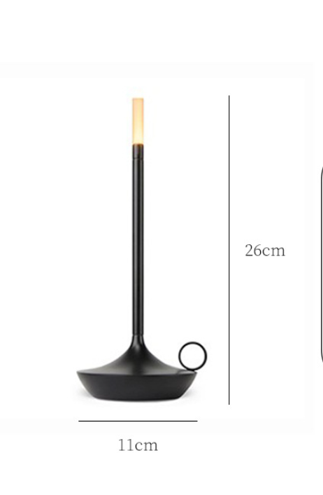 European-style luxury light luxury simple led rechargeable table lamp bedroom bedside touch atmosphere table lamp usb outdoor camping lamp